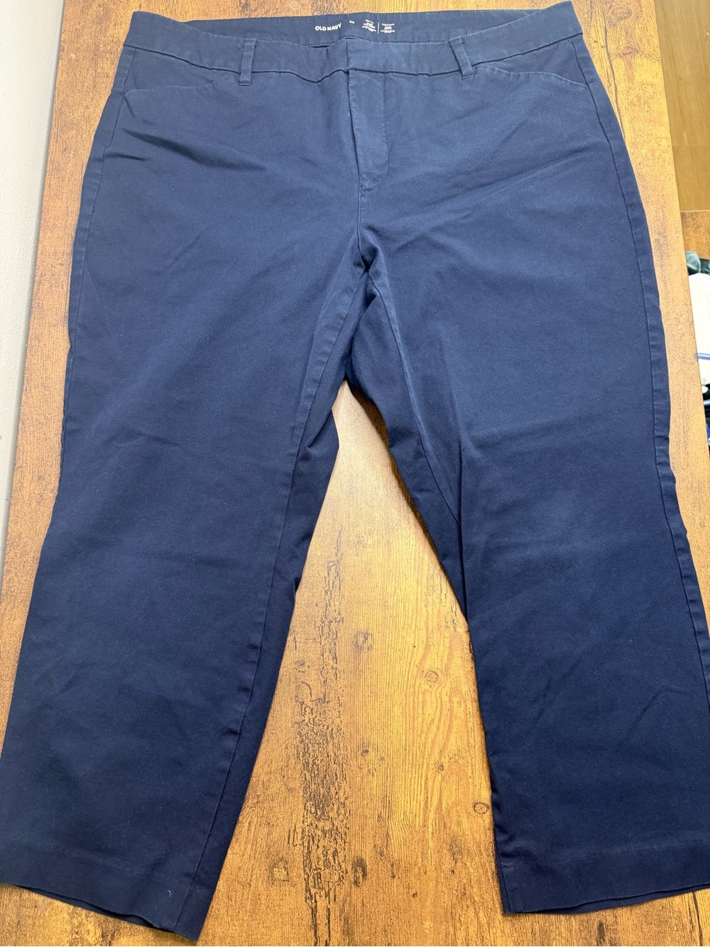 Old Navy Women's Dark Blue High Rise Pixie Straight Jeans Plus Size 20